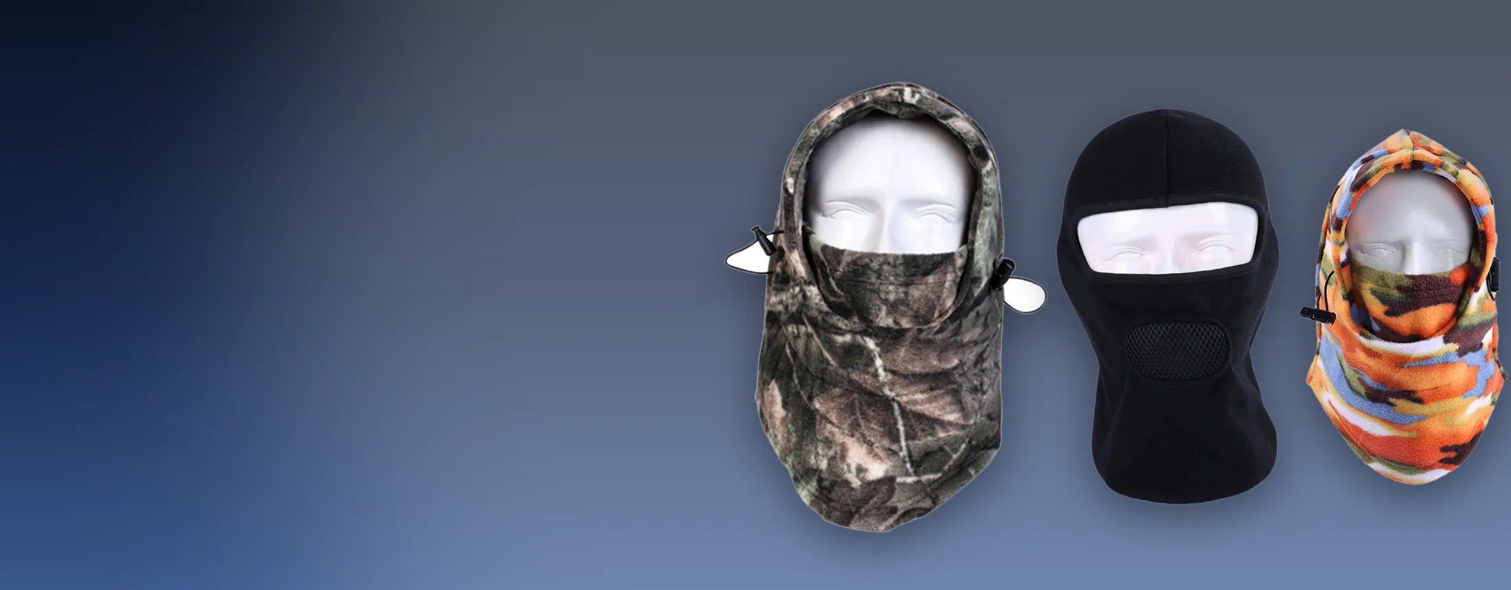 Fleece balaclavas and full face masks by Your Choice