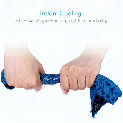 Instant Cooling  Sports Towel Blue view 4