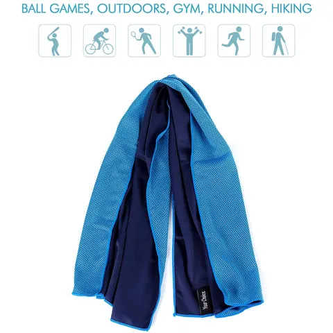Instant Cooling  Sports Towel Blue view 5