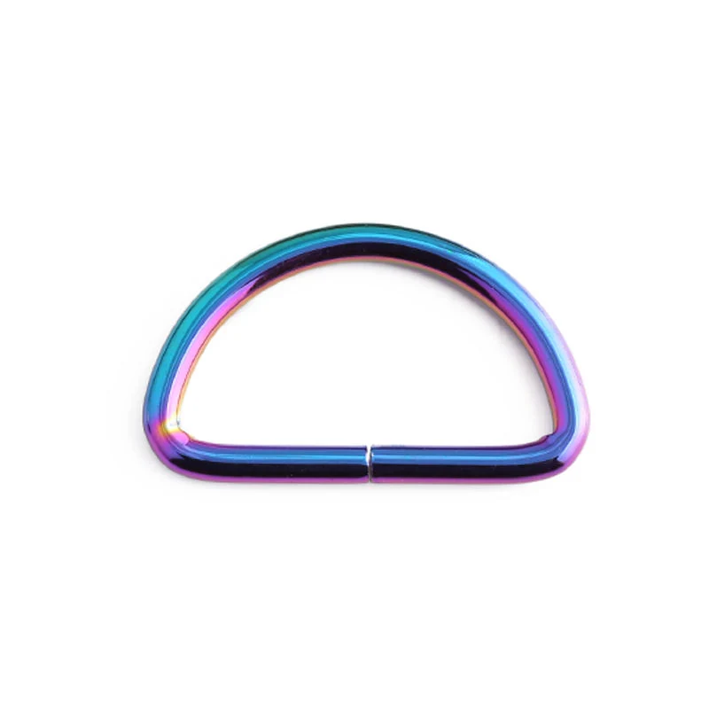 1-1/2 Inch Iron D Ring for Bags, detail view