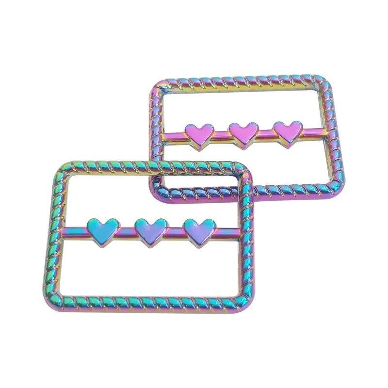 1-1/2 Inch Rainbow Bag Slider, shown in the standard finish