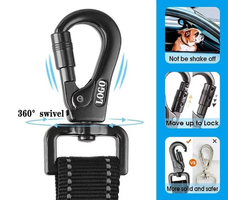 1 Inch Swivel Dog Hook With Custom Logo, alternative view