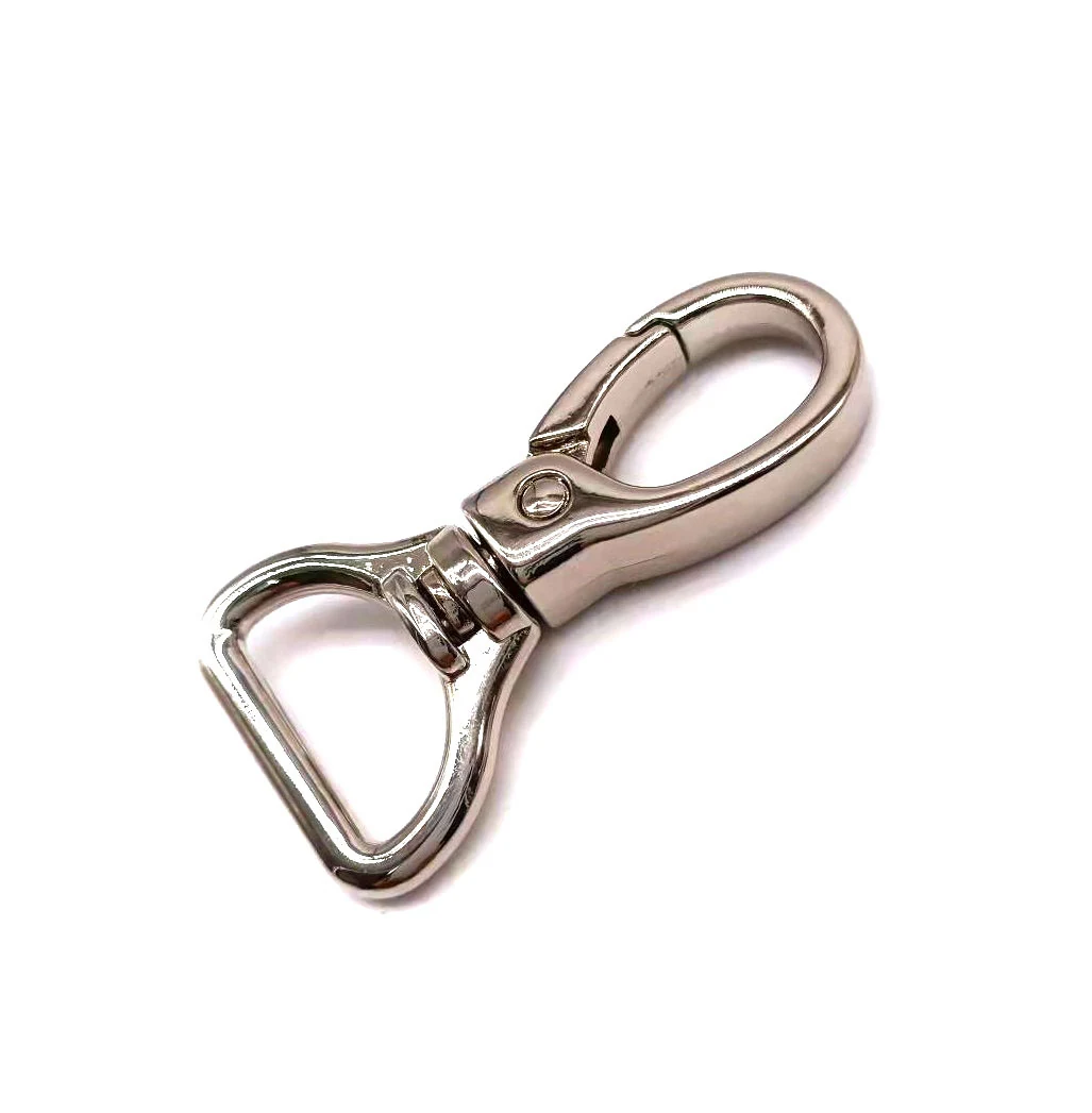 3/4 Inch Shiny Nickel Swivel Bag Hook, shown in the standard finish