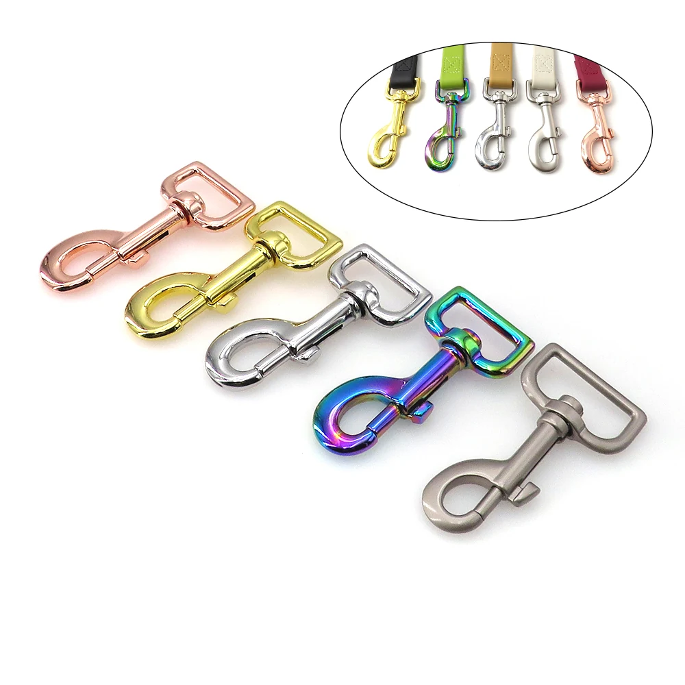 32 mm Dog Metal Clasp Hook, shown in the standard finish