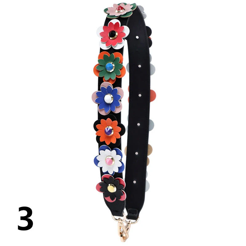 Adjustable Leopard Print Shoulder Bag Strap, detail view