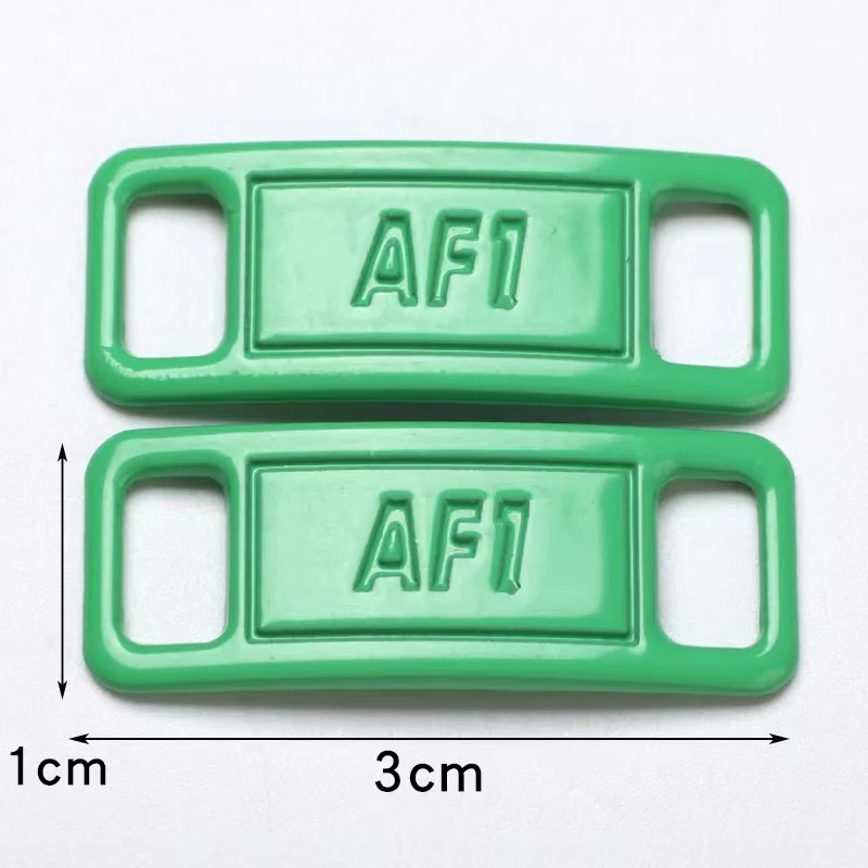 Colourful Shoelace Buckle for Sneakers, size comparison