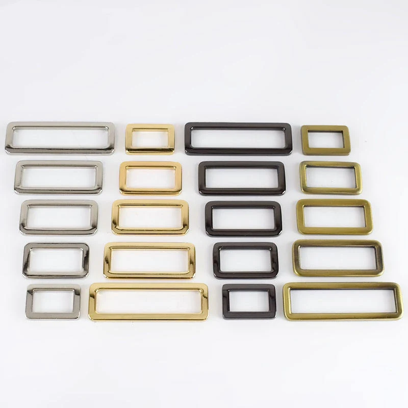 Webbing Strap Alloy Slider and Ring Set, finish range