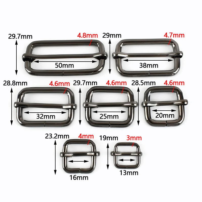 Bag Strap Moving Bar Slider, finish range