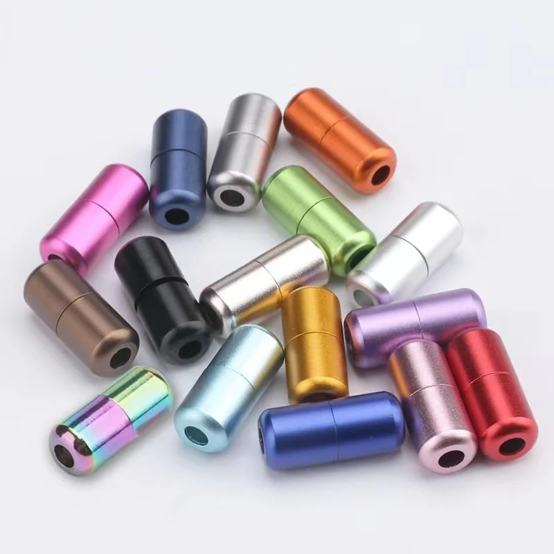Metal Shoelace Buckle in Brass Aluminium or Zinc, finish range