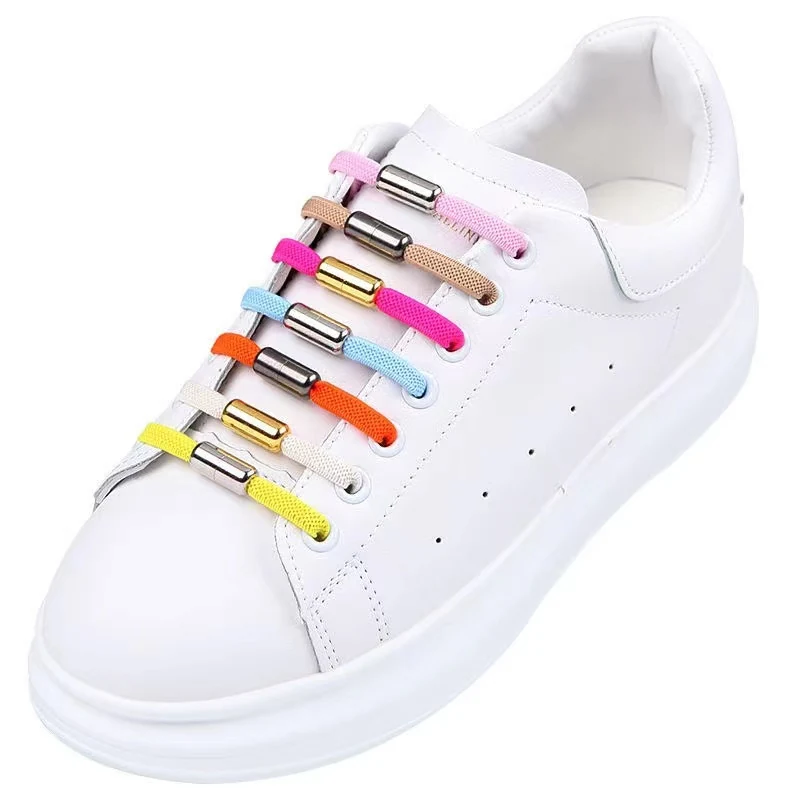 Metal Shoelace Buckle in Brass Aluminium or Zinc, colour options