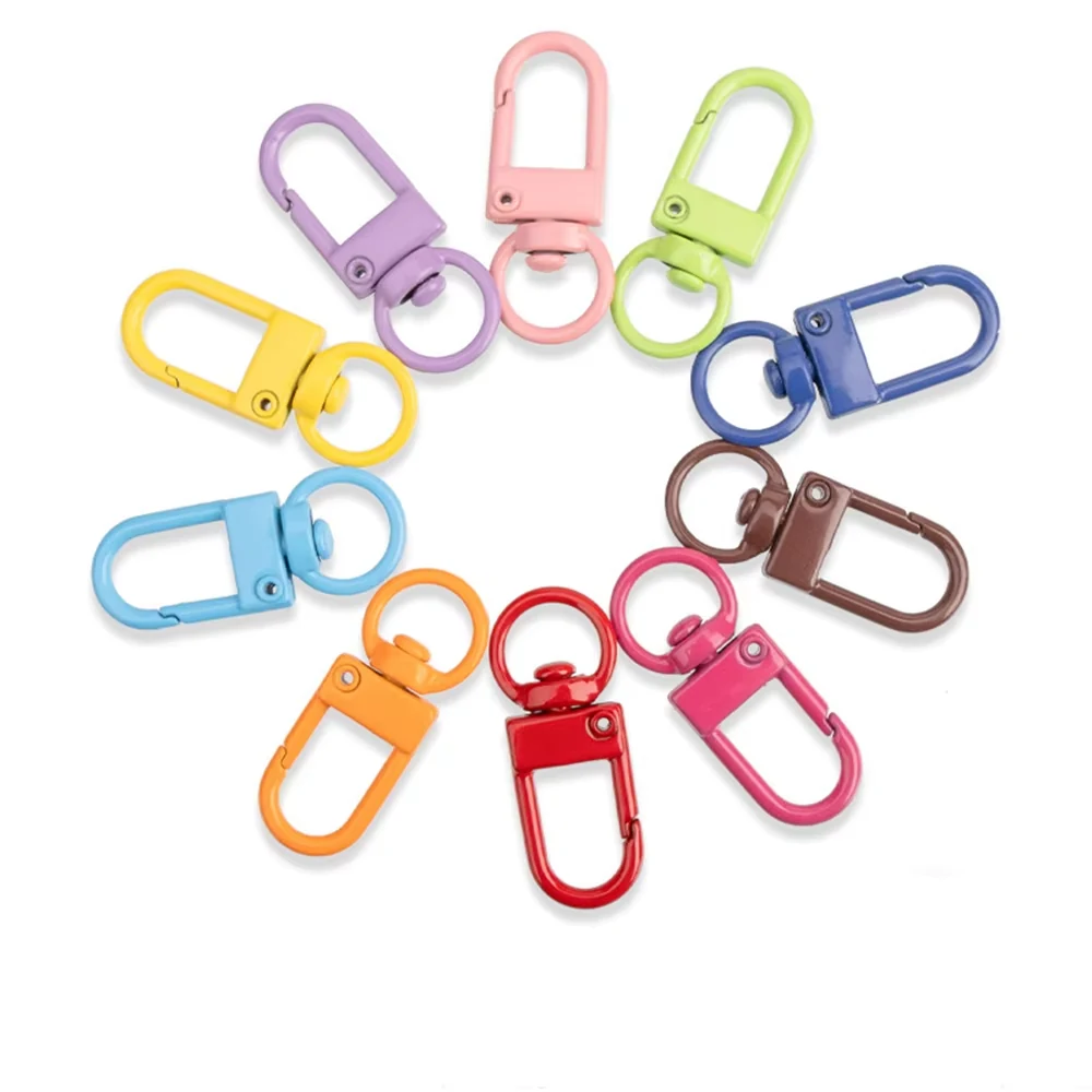 9 mm Painted Snap Hook for Keychains and Small Straps, shown in the standard finish