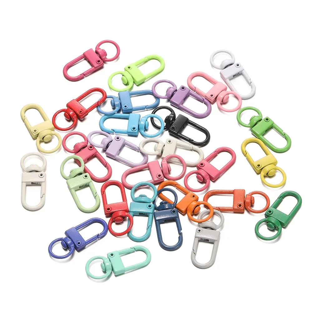 9 mm Painted Snap Hook for Keychains and Small Straps, detail view