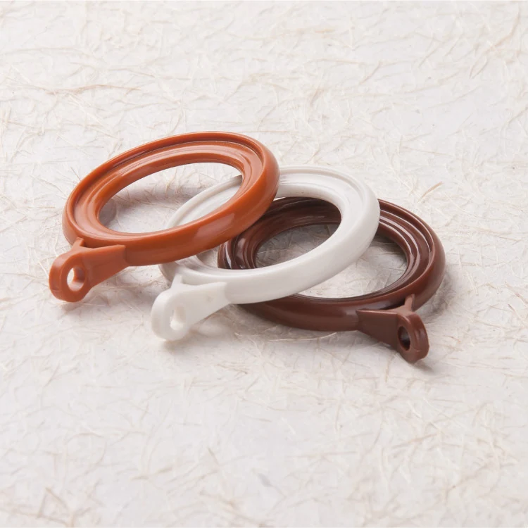 Plastic Curtain Ring for Curtain Rods, alternative view