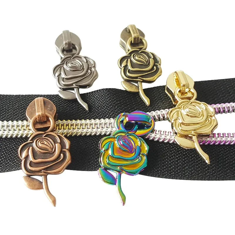 Custom Bag Zipper Puller, shown in the standard finish