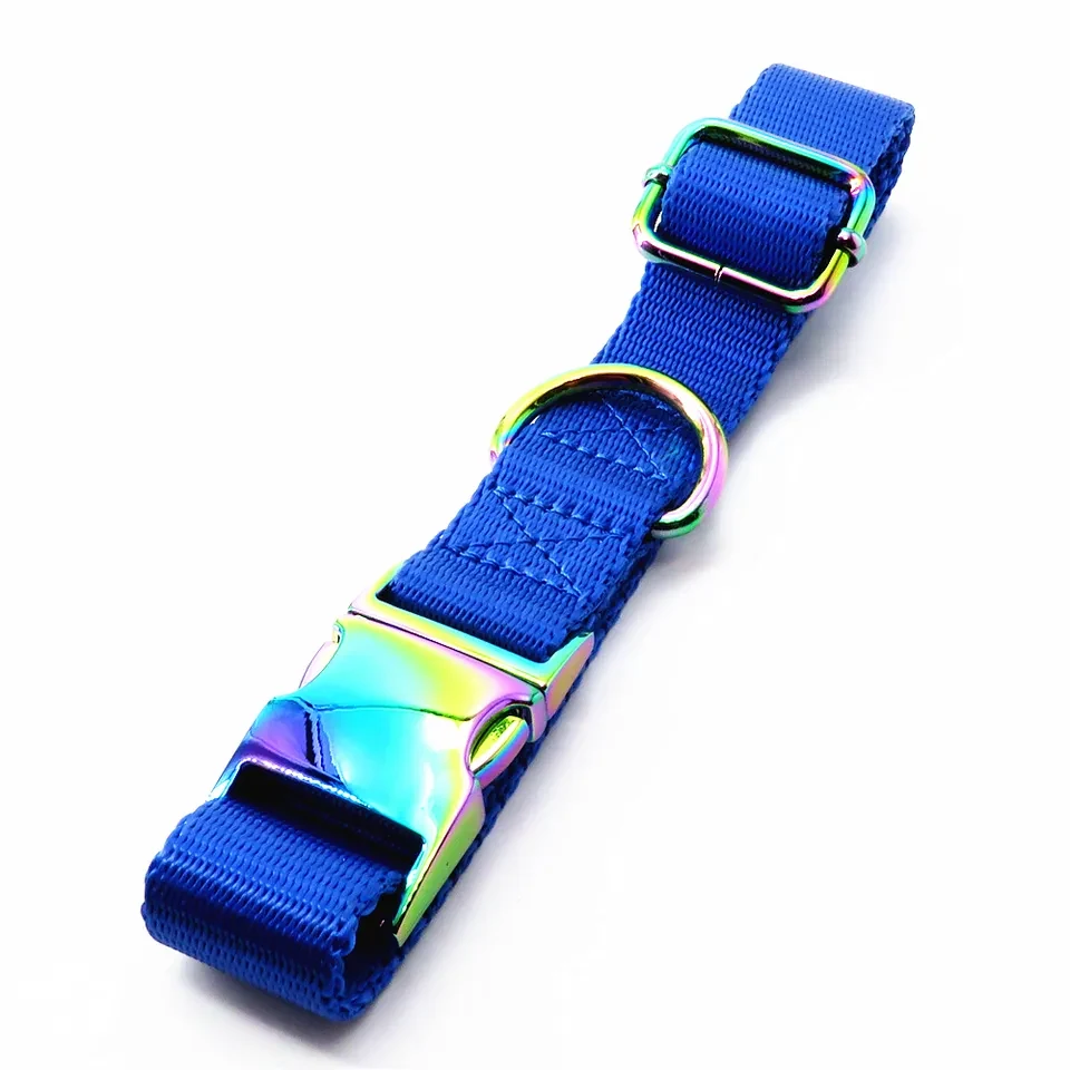 Custom Name Side Release Buckle for Safety Belts, shown in the standard finish
