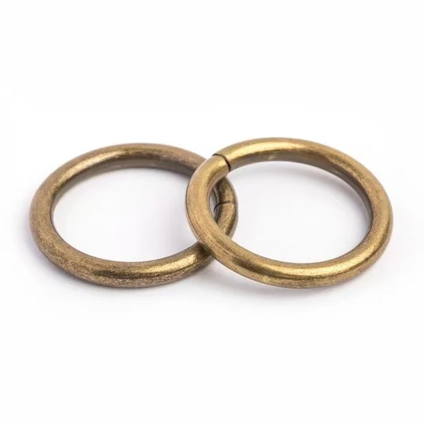 Custom Bag Hardware O Ring, shown in the standard finish