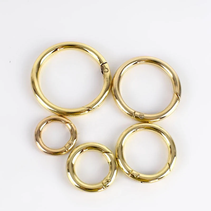 Spring O Ring for Bag Accessories, finish range