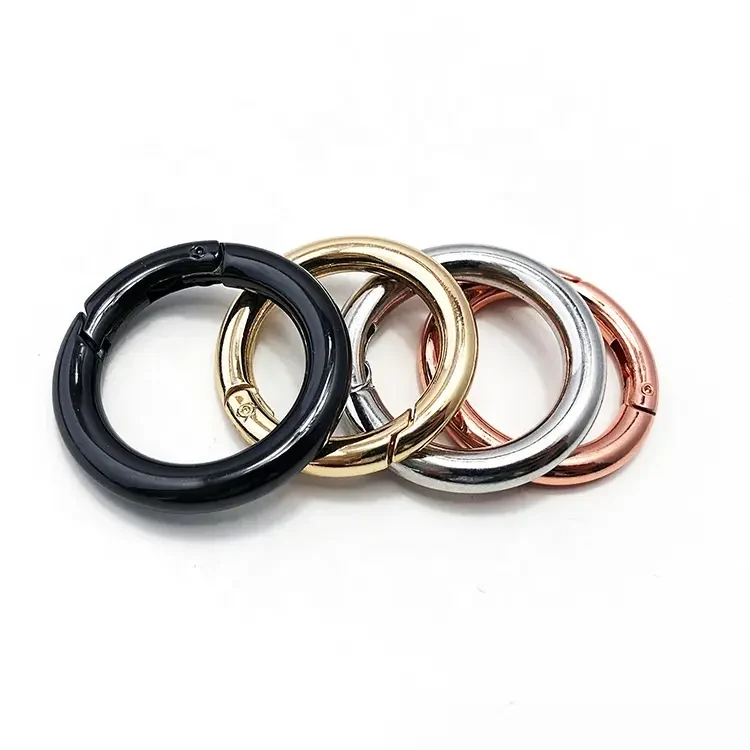 Spring O Ring for Bag Accessories, size comparison
