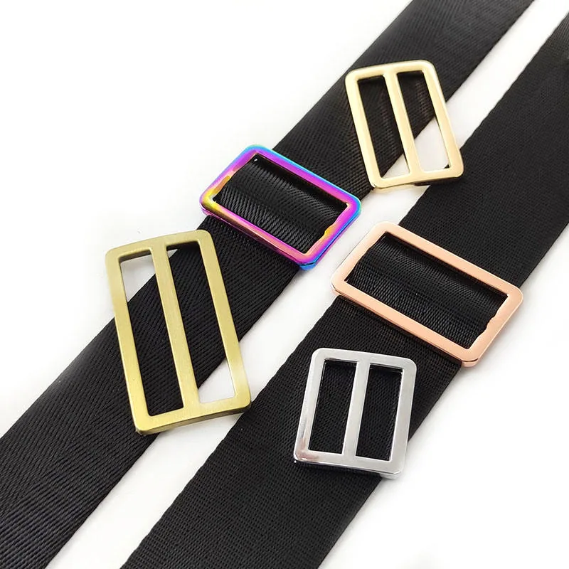 Handbag and Backpack Strap Slider in Custom Sizes, shown in the standard finish
