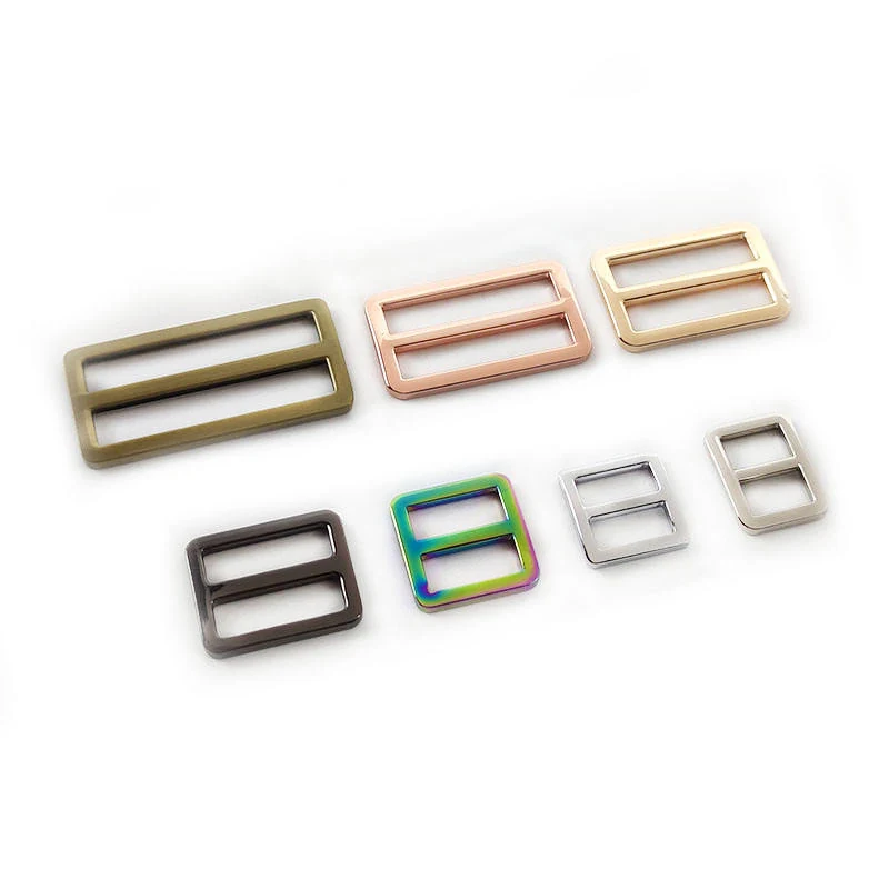 Handbag and Backpack Strap Slider in Custom Sizes, finish range