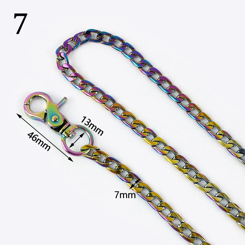 Fashion Purse Chain, in use on a strap