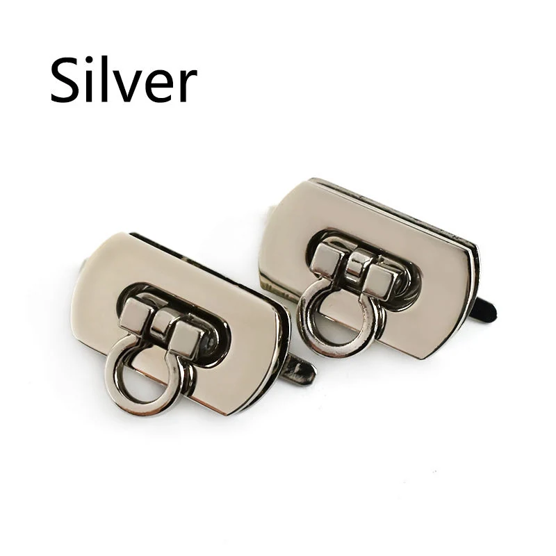 Rectangle Handbag Lock 31 mm by 17 mm, finish range