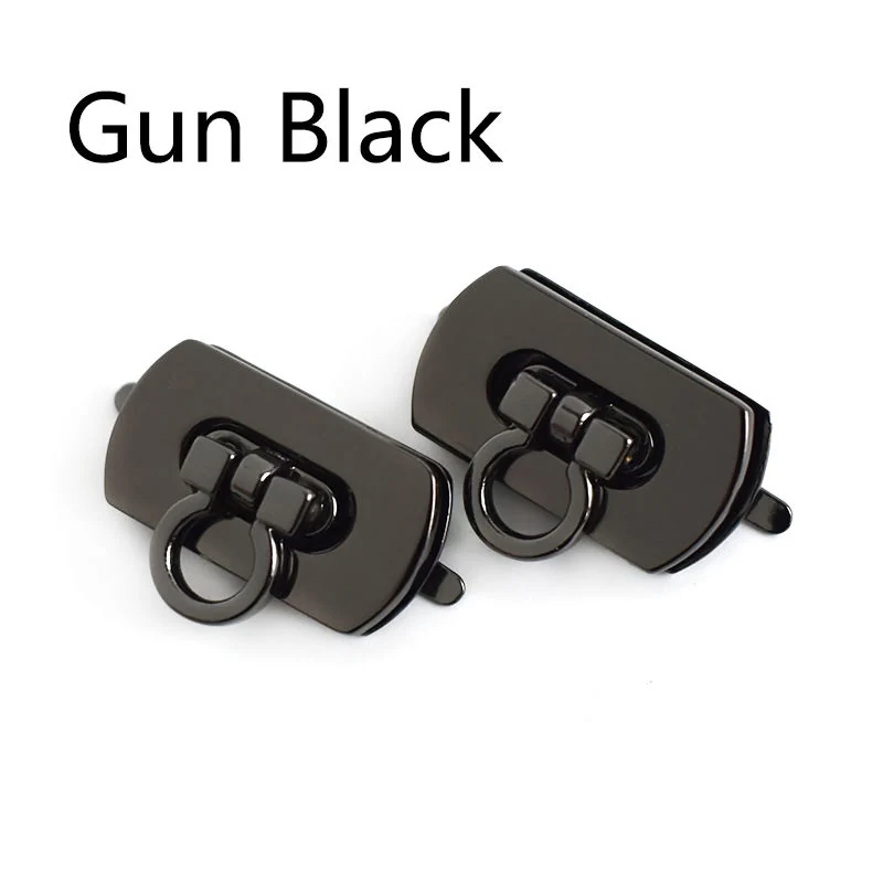 Rectangle Handbag Lock 31 mm by 17 mm, size comparison