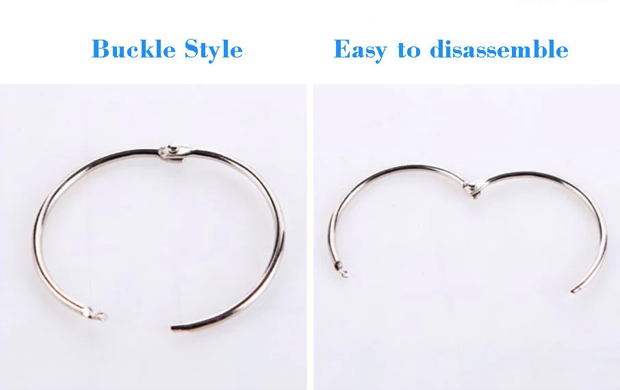 304 Stainless Shower Curtain Rings in 12 Piece Sets, alternative view