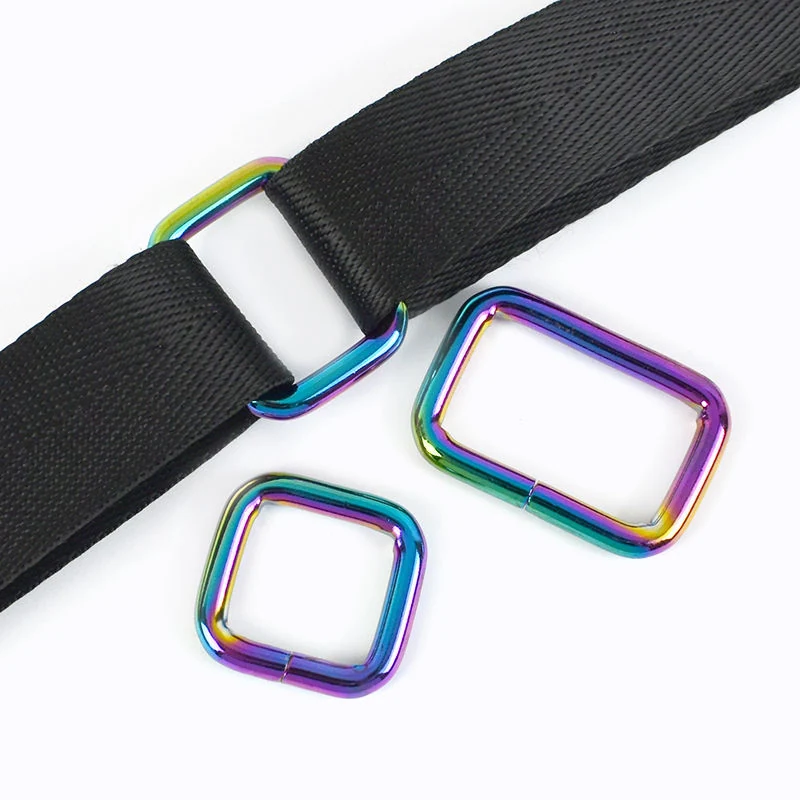Leather Dog Strap With Matched Metal Hardware, shown in the standard finish