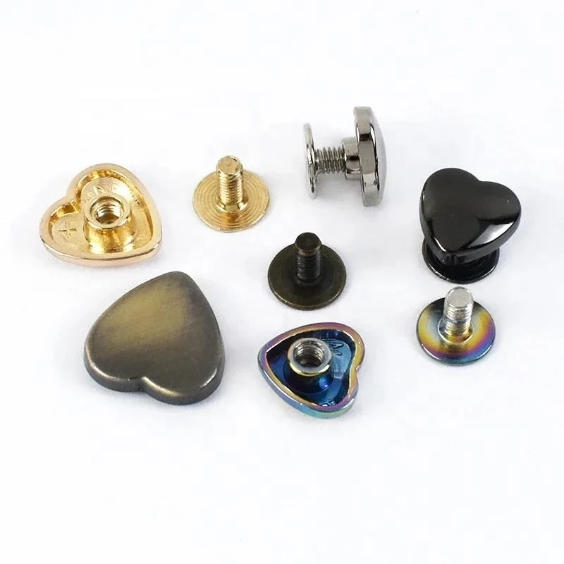 Heart Shape Rivet Stud for Bags and Belts, alternative view