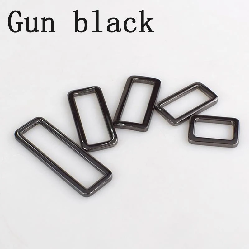 Metal Bag Strap Rectangle Ring, detail view