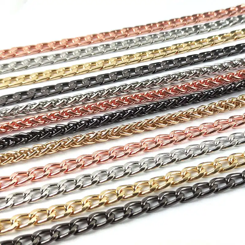 Metal Handbag Purse Chain, shown in the standard finish