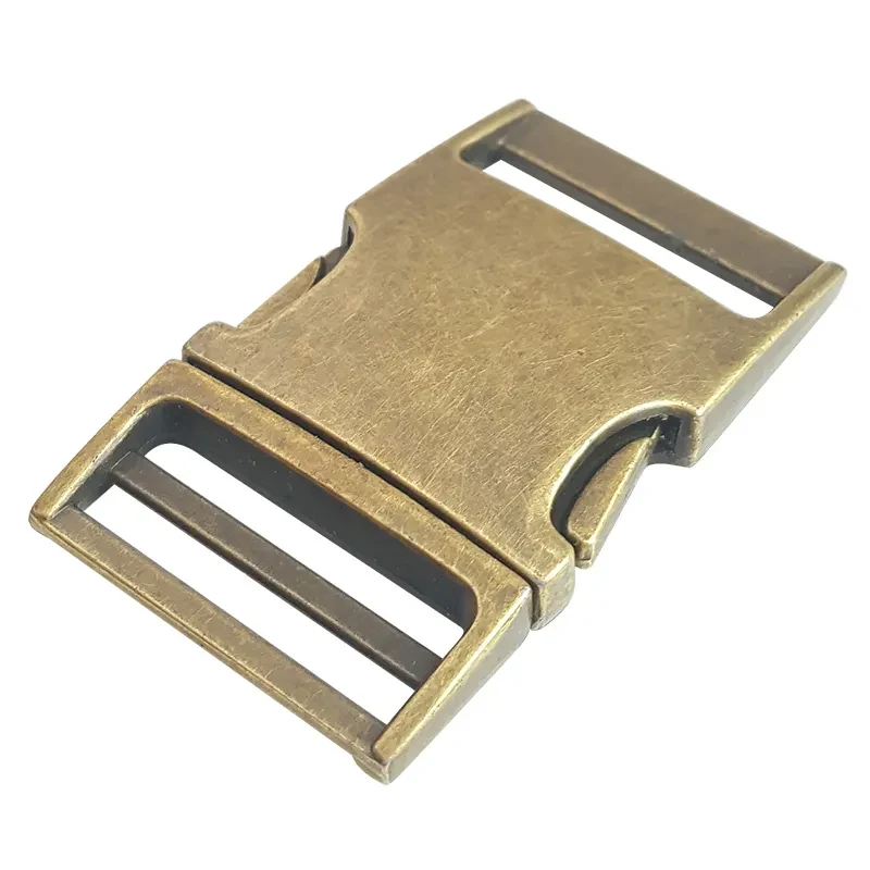 Metal Side Release Buckle, in use on a strap