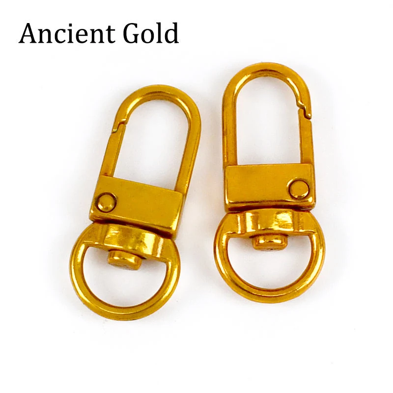 Mini Snap Hook for Purses and Wallets 9 mm, size comparison