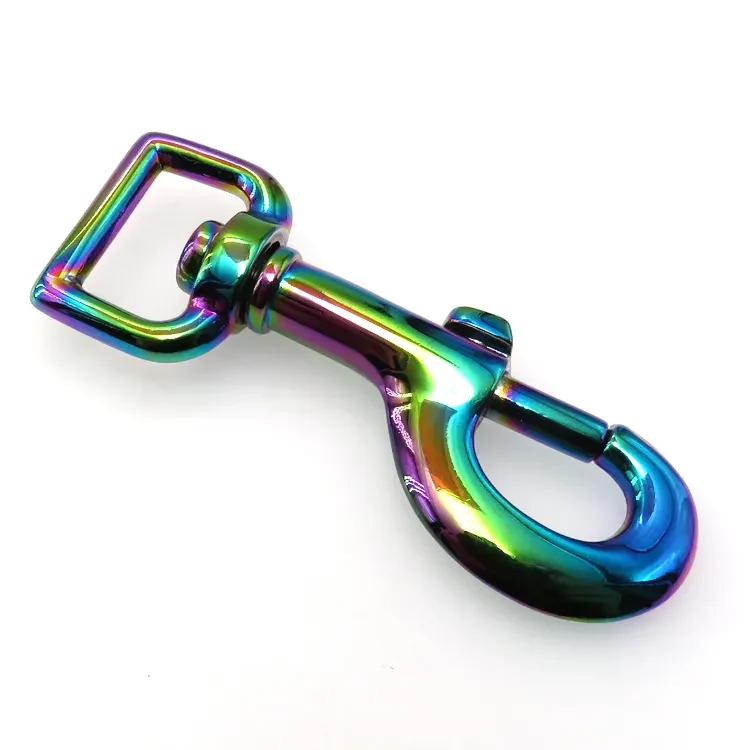 Swivel Metal Clasp for Handbags Leads and Lanyards, shown in the standard finish