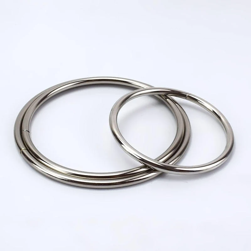Welded O Shape Handbag Handle, finish range