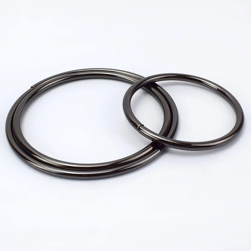 Welded O Shape Handbag Handle, detail view