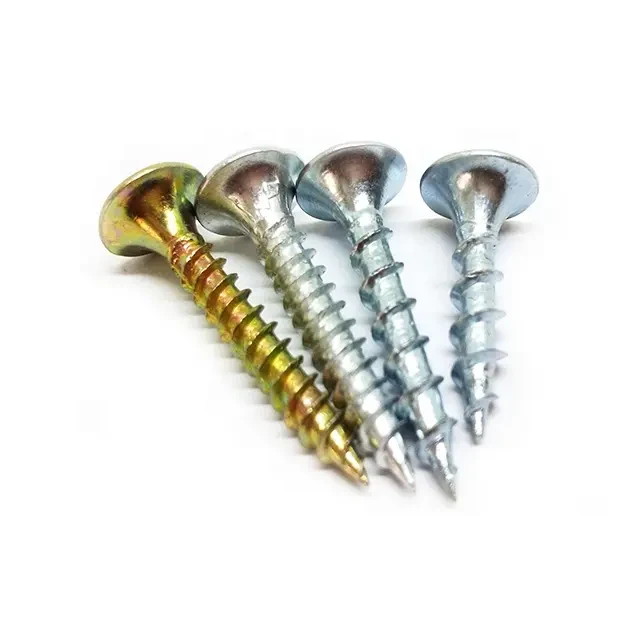 Zinc Plated Countersunk Furniture Screw for Wood, finish range