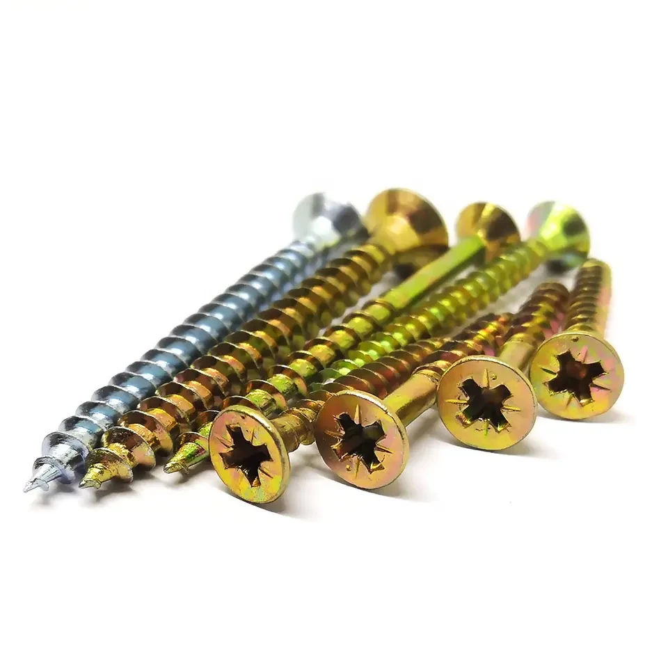 Zinc Plated Countersunk Furniture Screw for Wood, size comparison