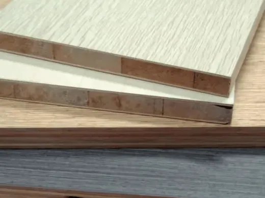 Commercial Veneer Faced Block Board - blockboard detail view 4