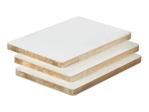 Glossy White 18 mm Melamine Block Board supplied by YYT Wood