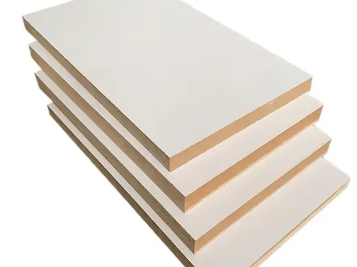 White Melamine Faced MDF supplied by YYT Wood