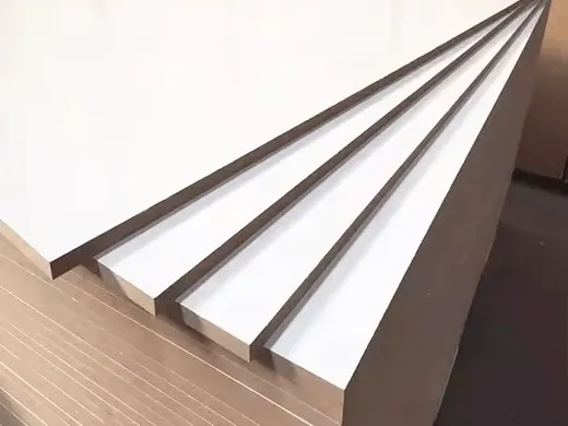 White Two Sides Melamine Faced MDF supplied by YYT Wood