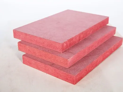 Pink fireproof medium density fiberboard supplied by YYT Wood