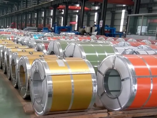 PPGI PPGL Color Coated Steel Coil Pre-painted Steel Coils - steel coil detail view 2