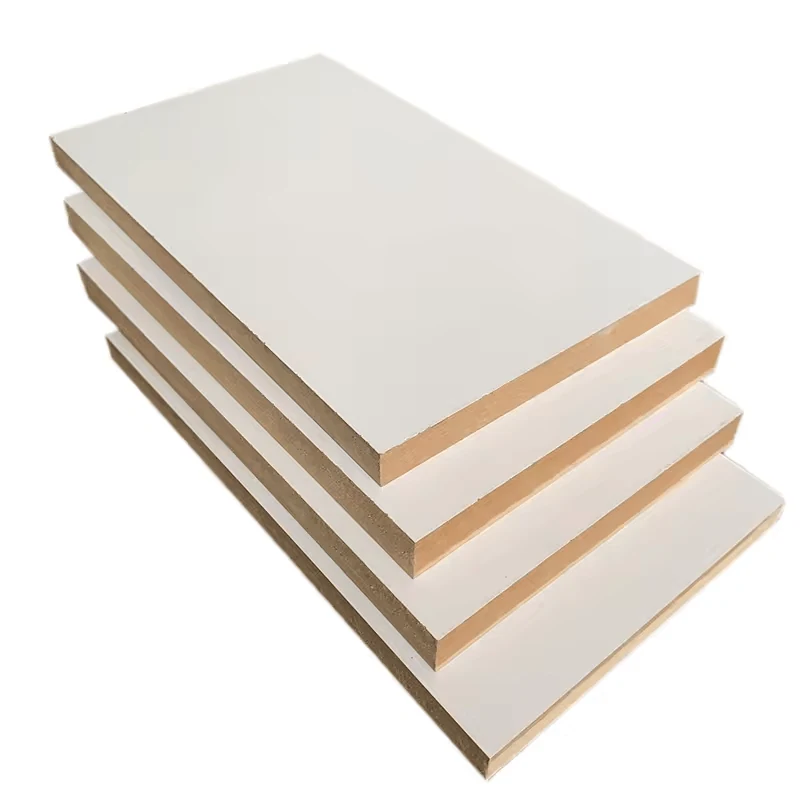 White Melamine Faced MDF supplied by YYT Wood