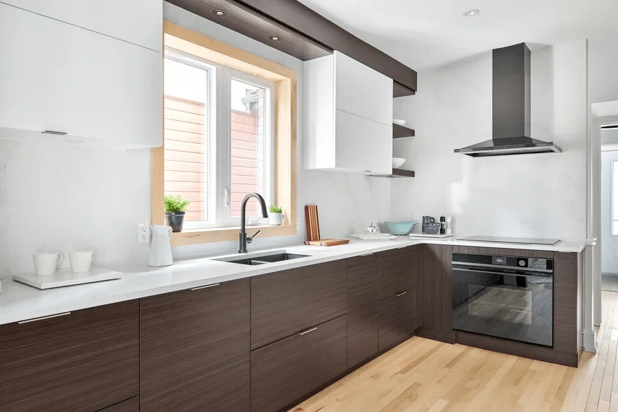 Warm white melamine plywood supplied by YYT Wood