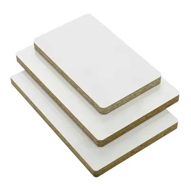 Warm White Laminated Particle Board supplied by YYT Wood