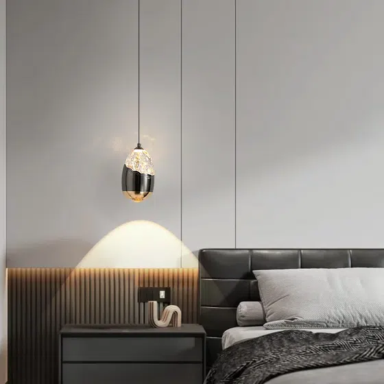 H17CM Aluminum Acrylic Pendant Light in Aluminum and Acrylic, installed view