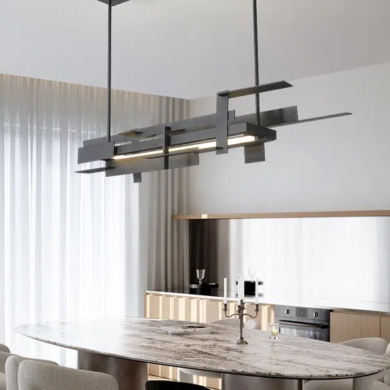 H21.5CM Black Net Red Hardware Pendant Light in Hardware, product photograph